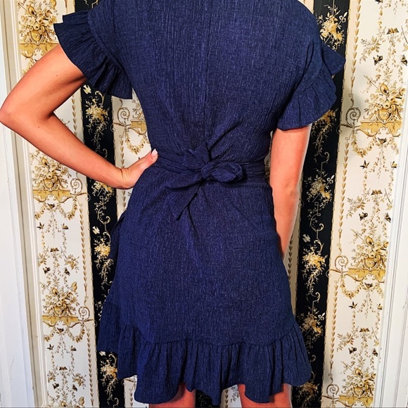 Michael Kors Navy Blue Dress Size XXS - Picture 3 of 4